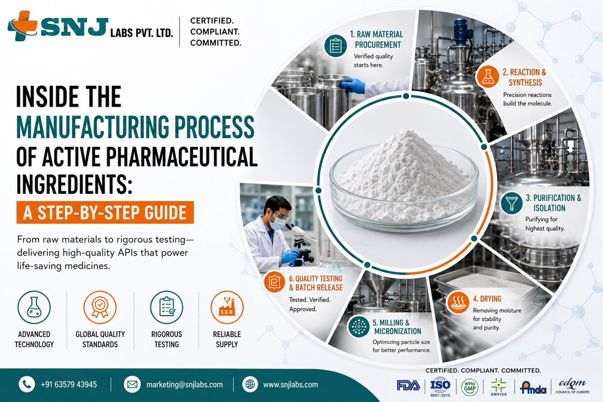 Inside the manufacturing process of Active Pharmaceutical Ingredients